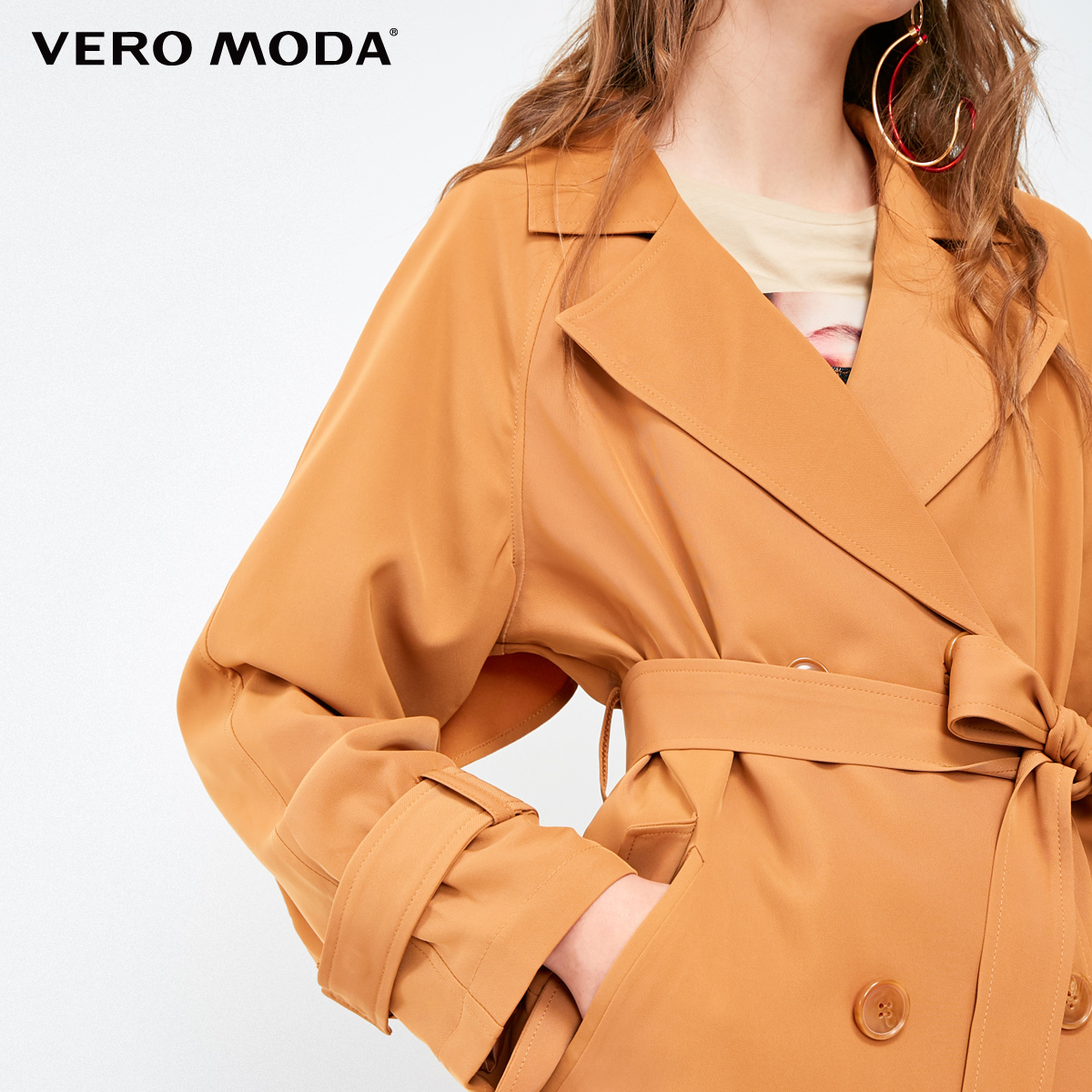 Trench pour femme VERO MODA en Polyester - Ref 3226285 Image 4