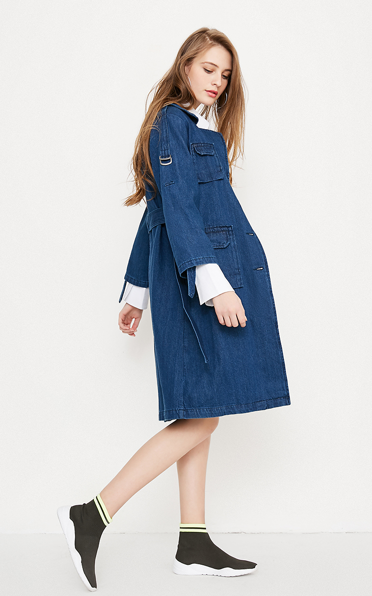Trench pour femme VERO MODA en Coton - Ref 3225770 Image 33