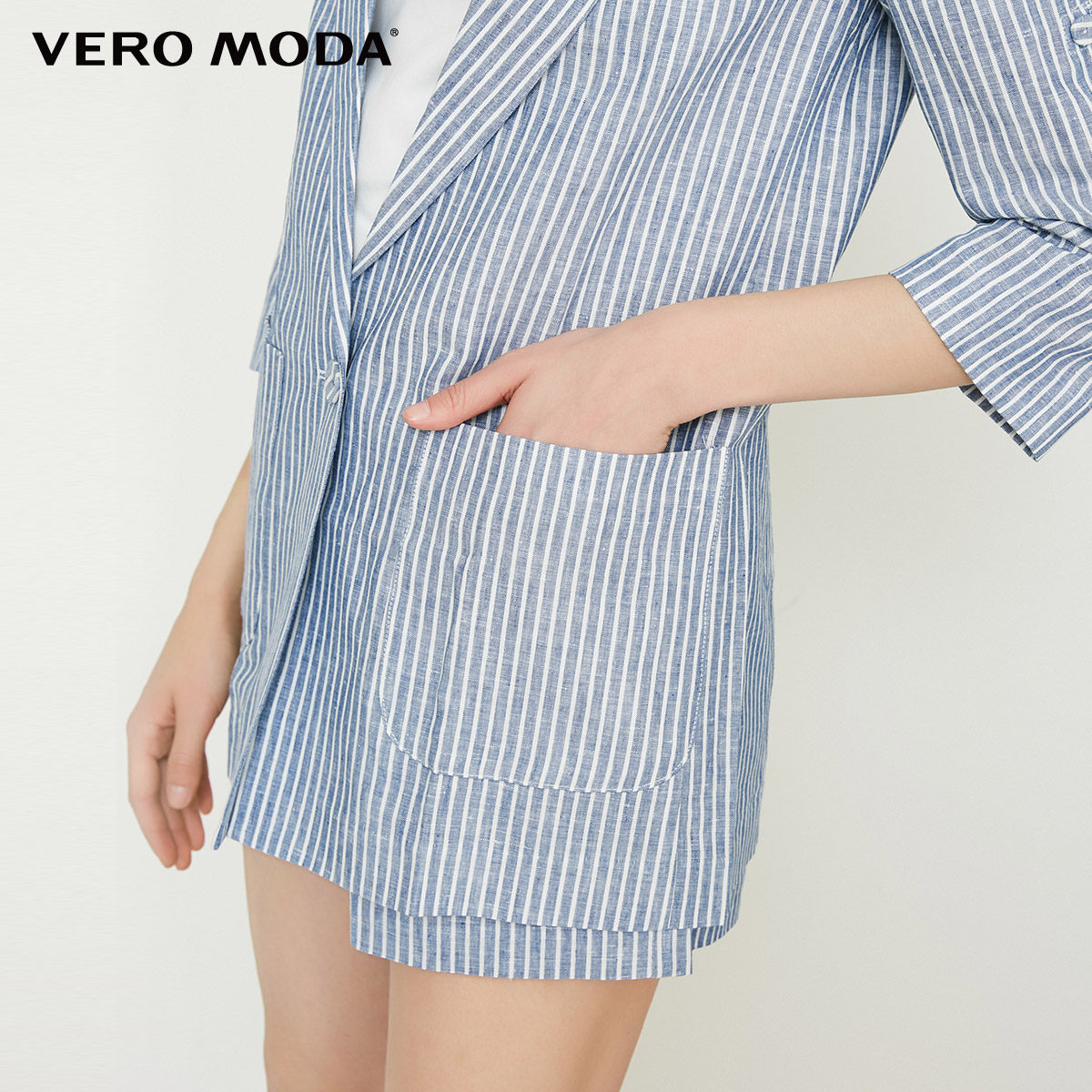 Veste pour femme VERO MODA en Chanvre - Ref 3220574 Image 4