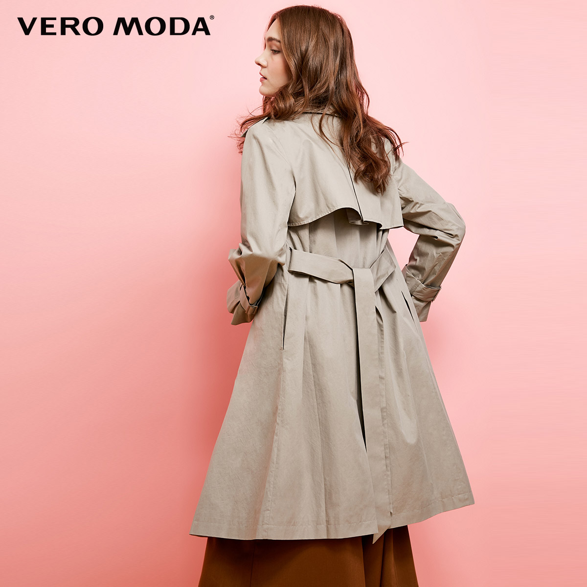 Trench pour femme VERO MODA en Coton - Ref 3225829 Image 3