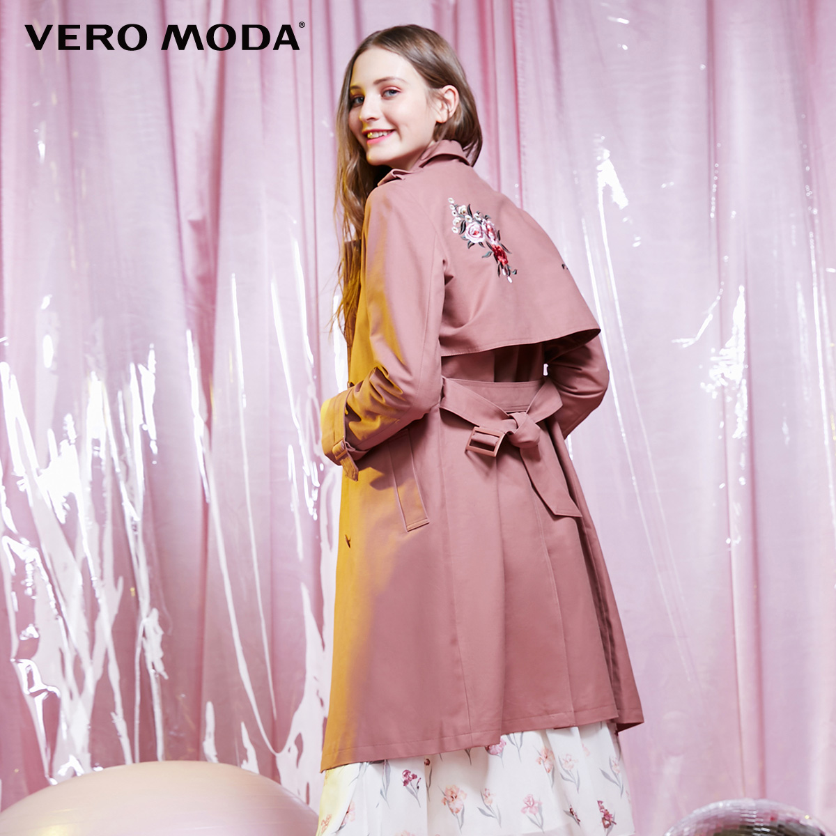Trench pour femme VERO MODA en Coton - Ref 3228077 Image 3