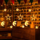 Led star lights christmas lights flashing string lights starry sky birthday atmosphere lights room bedroom decoration arrangement