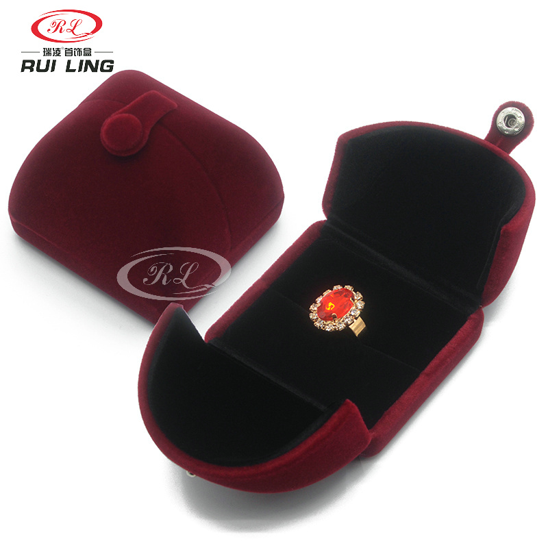 Đề nghị mới mở đôi đồ trang sức snap hộp đồ trang sức hộp lưu trữ nhẫn kết hôn hộp nhẫn hộp vòng cổ hộp vòng tay hộp - Vòng đeo tay Cuff vòng cặp