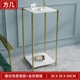 Квадратная белая текстура+золотая рама 30*30*90