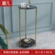 Круглая черная текстура+золотая рама 30*30*90