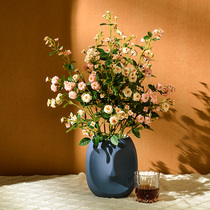 Rose simulation flower living room dining table fake flower decoration decoration Photography hand bouquet DIY decoration Home flower arrangement