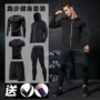 Xuanyuan Nike Taitai chạy bộ thể dục phù hợp với nam phòng tập thể dục quần áo bóng rổ nam co giãn cao thể thao chặt chẽ - Quần áo tập thể hình quần tập thể dục nam