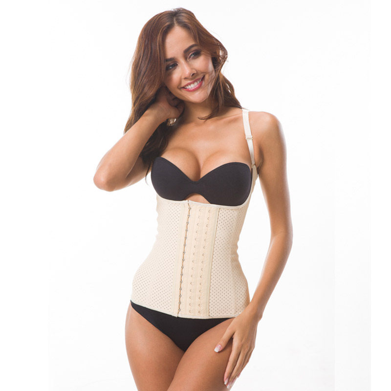 Adjustable shoulder girdle bunches waist bunches Vest Steel Bone Corset Cassera Waist Trainer Shapewear 9091