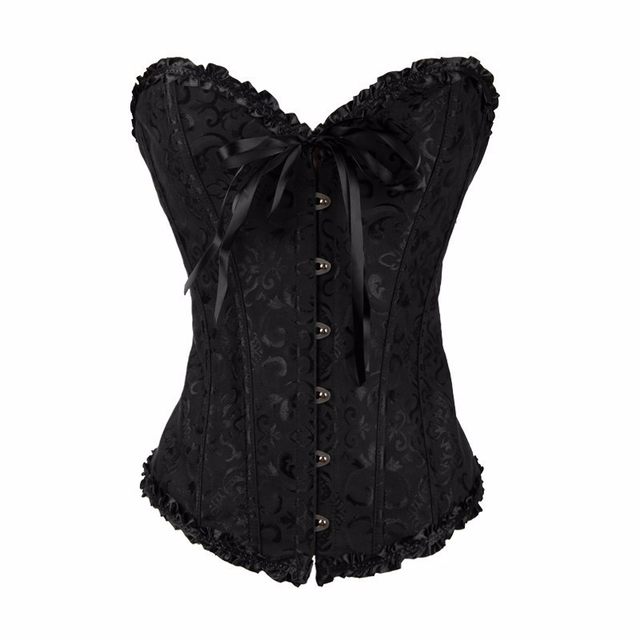 Strapless Corset ຊຸດແຕ່ງງານແບບ Gothic Palace Corset Shapewear Seamless Abdominal Vest Sexy Retro Corset