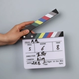 Доска для хлопушки экипажа, режиссерская доска, доска для хлопушки в кино, реквизит для фотографий на день рождения, художественные украшения и украшения, на которых можно писать.