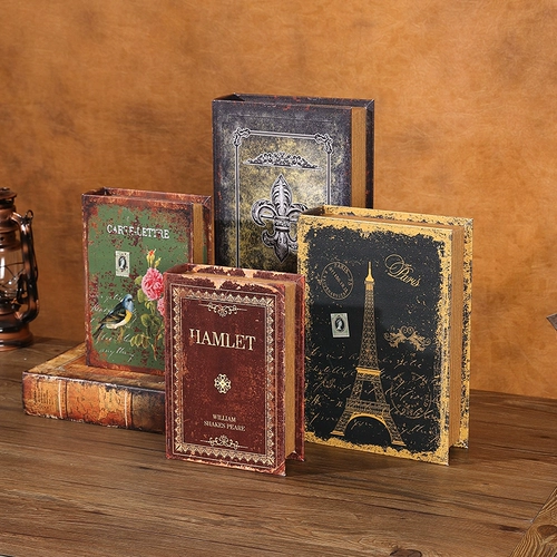 Ретро декор, реалистичная коробка для хранения, мобильный телефон