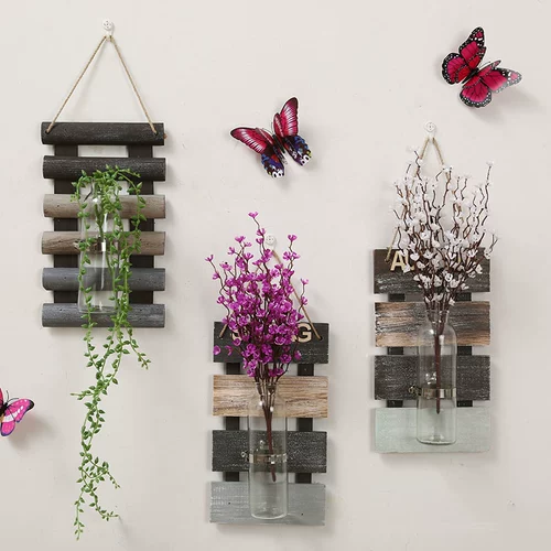 Настенный креативный цветочный горшок, декор, украшение для ногтей, подвеска