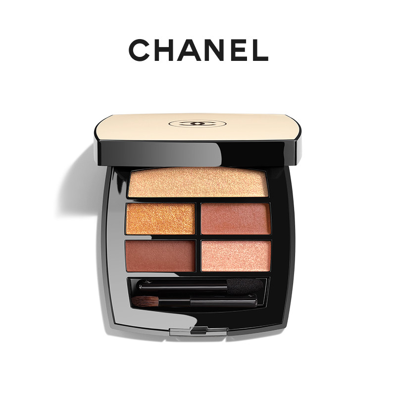 【节日礼遇】CHANEL 香奈儿米色时尚眼部彩盘 白桃眼影/golden