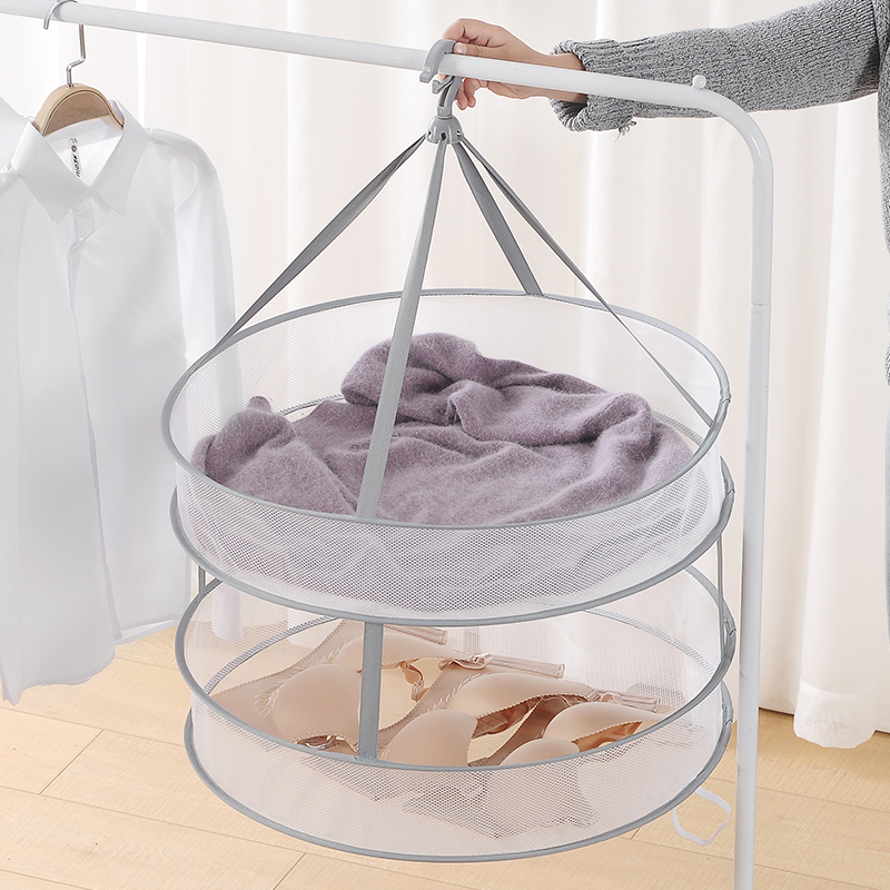 Clothes basket drying net sweater special drying rack household tile drying net drying socks underwear woolen sweater net pocket