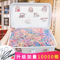 Children do not hurt hair tie hair ring headgear baby disposable rubber band girl cute elastic good pull continuous headline