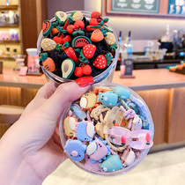 Children do not hurt hair cute cartoon small hair rope headdress baby tie head Hairband girls elastic good rubber band hair accessories