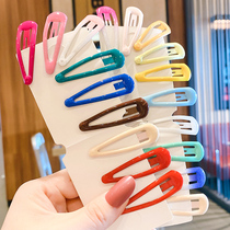 Color oil drop bbclip headgear simple Princess banghai clip edge clip children cute gradient hair accessories edge clip