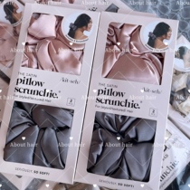 In stock American kitsch new satin large intestine ring pillow hair ring recommended by Ms. Zhang hair rope headwear