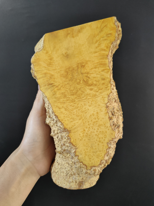 Small-Leaf Boxwood Burl Wood for Slingshots, Knife Handles, Pen Holders, Boxwood Burl Wood for Bracelets, Handmade Wood Materials