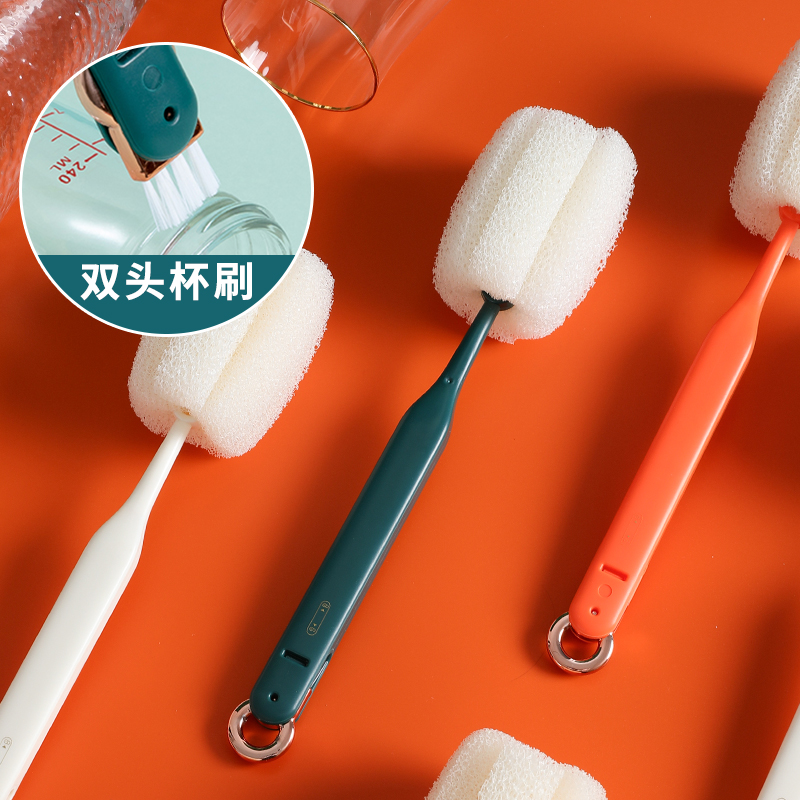 Special three-in-one gap cup cover brush for washing cup cleaners water cup clean decontamination brush insulation cup cleaning cup brush special