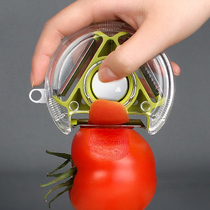 Three-in-one multifunctional peeler household potato silk planing scraper kitchen artifact Planer Apple melon fruit
