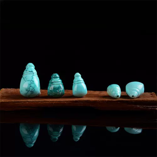 Природная руда, бирюзовые бусины, подвеска, защитный амулет, пряжка, резьба по камню, тройник