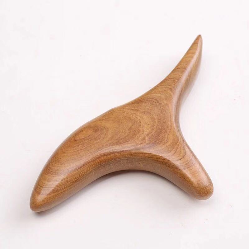 Fragrant Wood Massager Solid Wood Quality Plantar Point Acupoint Pen Acupoints Press Meridians Stick Triangulation Massage Cone Scraping Board
