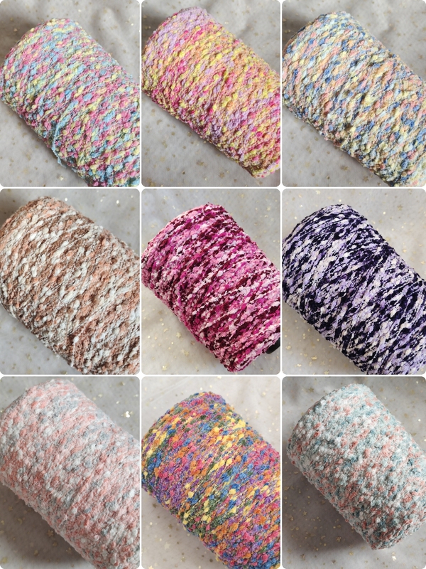 Specialized DIY Journaling Materials: Gradient Starry Yarn, Hand-Mixed Fancy Yarn, Weaving Machine Yarn, Coaster Yarn
