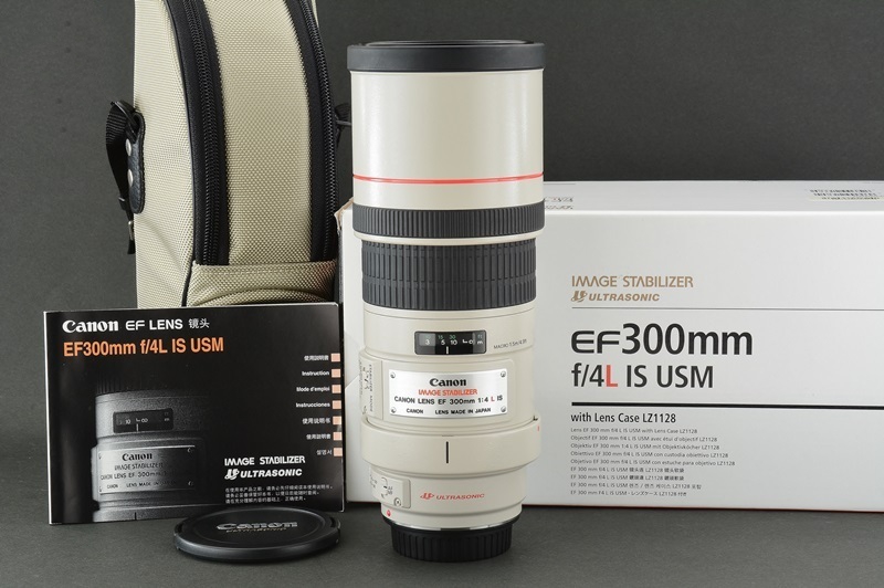 Nhật Bản gửi thư trực tiếp Canon EF 300mm f4 L IS USM SLR ống kính cố định tele 140739