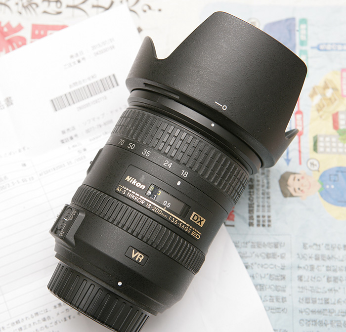 Ống kính zoom DSLR chuyên nghiệp Nikon nikon 18-200mm F3.5-5.6 G ED VR II đã qua sử dụng
