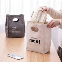 lunch box bag lunch bag canvas with rice bag fresh insulat