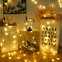 New year decoration led lights string star lights small color lights flashing stars all over the Sky Net red girls dormitory room layout lights