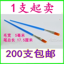 A digital oil painting pen row pen Art pen Acrylic flat head brush Childrens ceramic painting watercolor painting pen wholesale