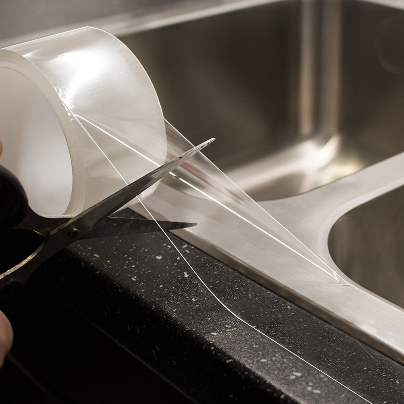 Beauty sewn paste kitchen anti-mildew waterproof tape moisture-proof kitchen bathroom sink gap pool toilet sticker sealing strip adhesive strip