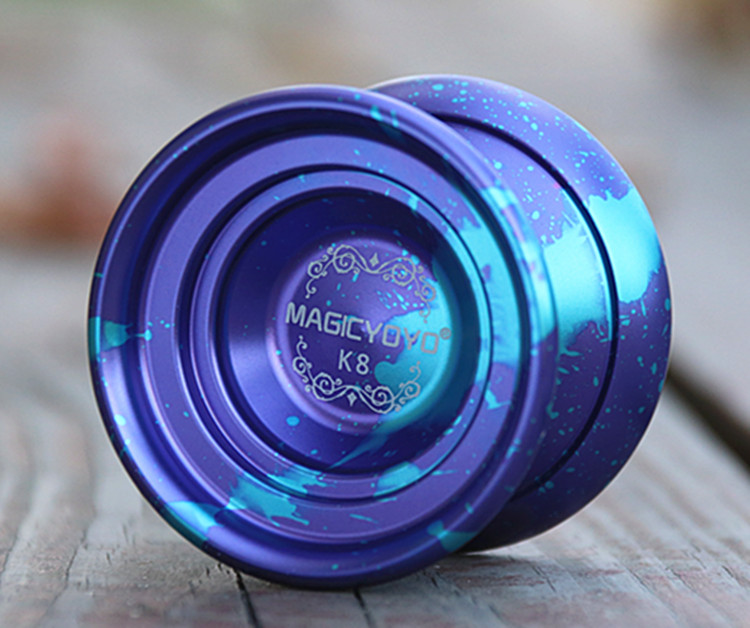 MAGICYOYO Ghost Hand YOYO Ball K8 Leopard Head Yo-Yo Cạnh tranh chuyên nghiệp Hợp kim YOYO Ball thế giới đồ chơi