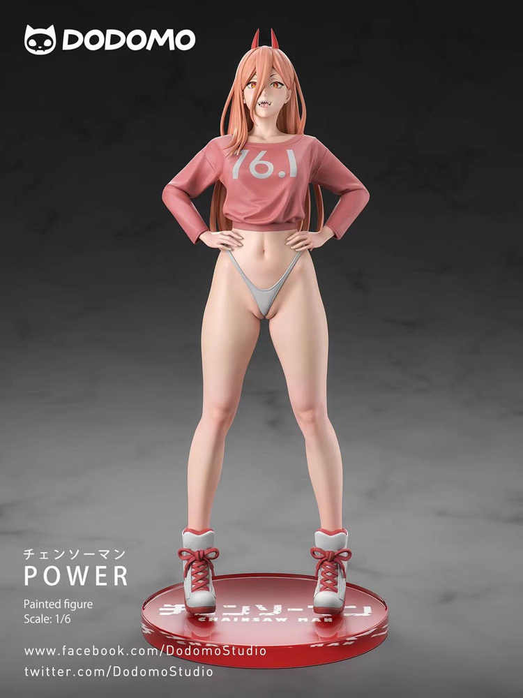 DODOMO Studio チェンソーマン パワー フィギュア 1/6スケール Dodomo Studio Chainsaw Man 1/6 Scale Power Resin Model In Stock
