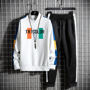 男装一套搭配高端卫衣套装男运动休闲