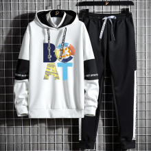 秉龙男士卫衣春秋2020新款潮ins连帽