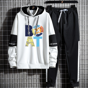 秉龙男士卫衣春秋2020新款潮ins连帽