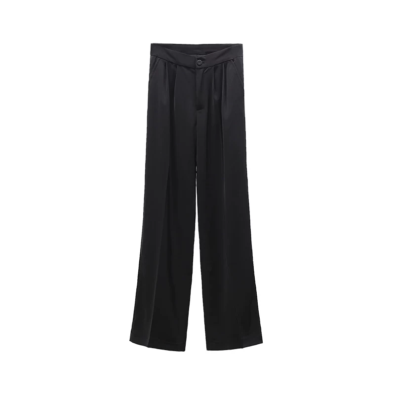 Meiya Fuzzykon black brand Chic and trousers