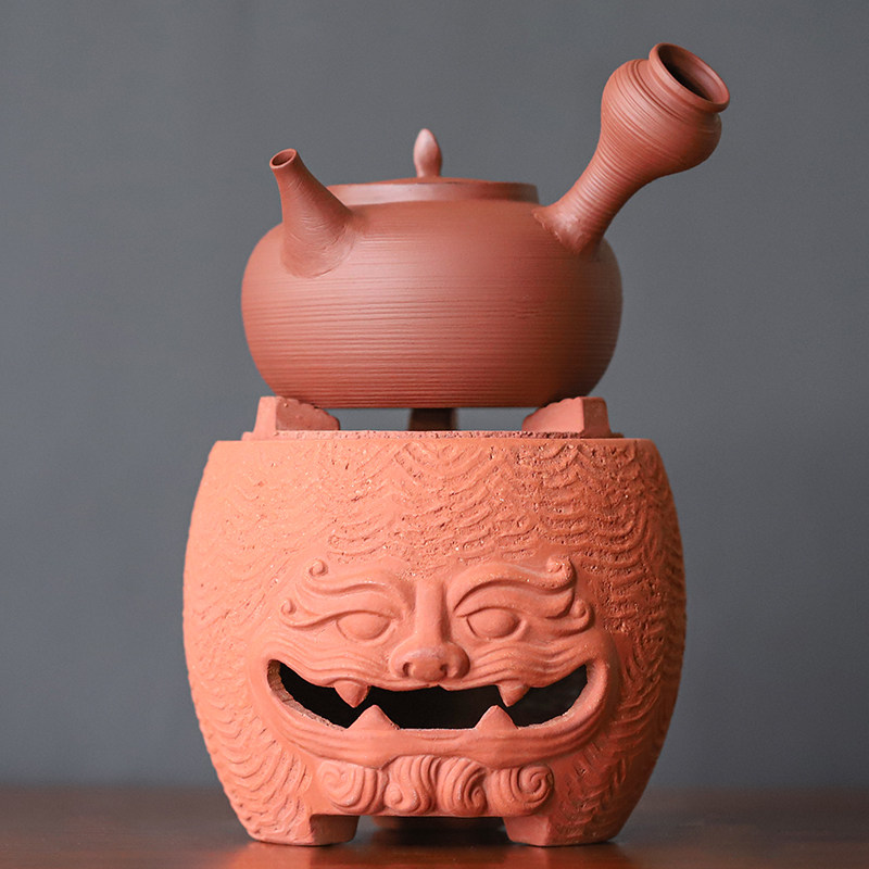 Chaoshan Red Peat Stove Wind Stove Tea Boiler Ceramic Kettle Health Clay Pot Retro Kung Fu Tea Cooking Stove Outdoor