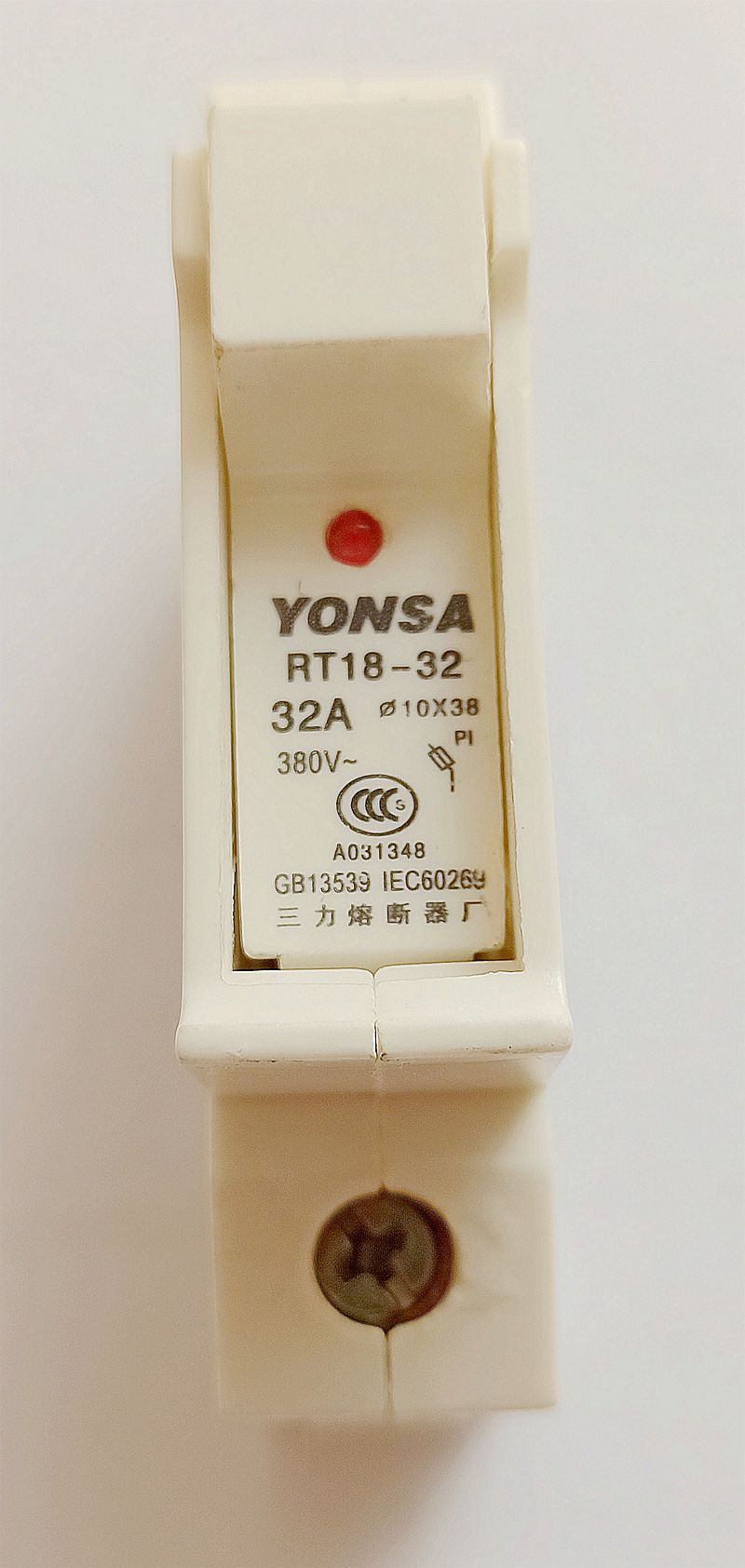 Three - Force (forever) low - voltage cylinder cap fuse seat fuse seat RT18 - 32 with indicator lamp 1P32A
