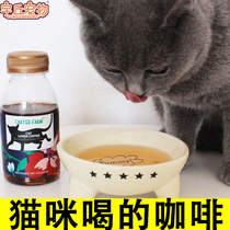 Cat coffee increases kitty drinking water makes cat fall in love with a coffee drink that cat tea cat can drink