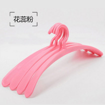 Plastic non-slip clothes support thickened moon half bend wide shoulder clothes stand clothes hanger triangle clothes rack small clothes rack