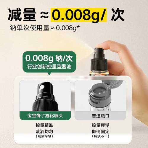 宝宝馋了 Органический грецкий соевый соус приправы детские приправы, чтобы уменьшить соль и без дополнительных ароматов для детей.