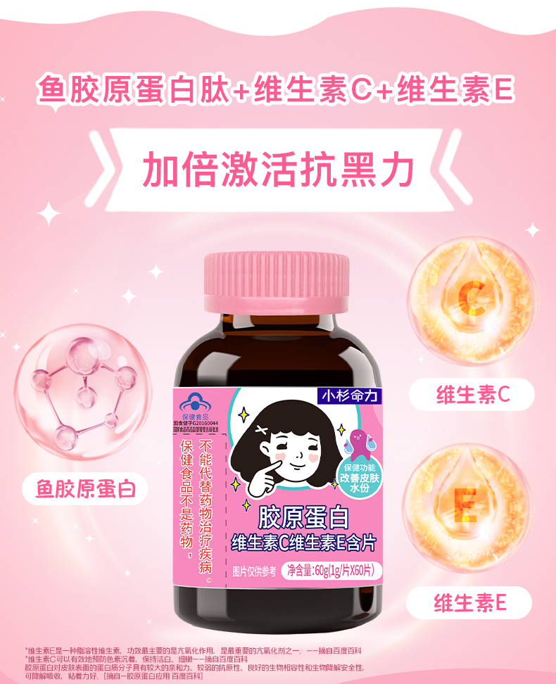 小杉命力胶原蛋白肽CE水光片