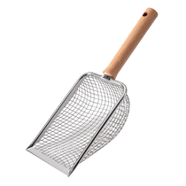 Cat sand shovels fine holes Shovel Poop Dogpore Bentonite Mineral Sands Stainless Steel Luding Chicken Spade Tools Kittens supplies