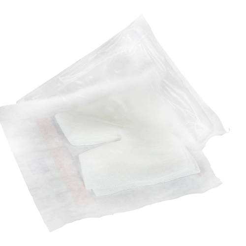 Одноразовые медицинские ножницы швейные марлевые стерилизованные марлевые нарезанные воздушные лист V-типа 8 см × 10см-8P 50 Таблетки