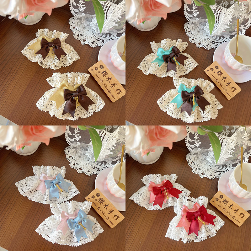 [Handmade by Sakuragi] Original Cupcake Sleeve Lolita Bow Accessories and Small Items