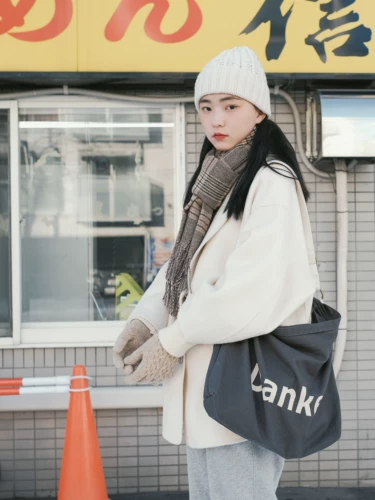 Shibuya Shop Shop Biwits Корейский холст Экспортированная японская сумка с одной сумкой на плечо.